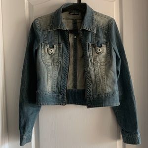 DKNY Jeans Zip Up Jean Jacket -Excellent Condition